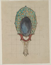 Design for a Hand Mirror, c. 1900-1902. Creator: Félix Bracquemond (French, 1833-1914).