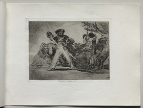 Disasters of War: That's Tough, 1810-1820. Creator: Francisco de Goya (Spanish, 1746-1828).