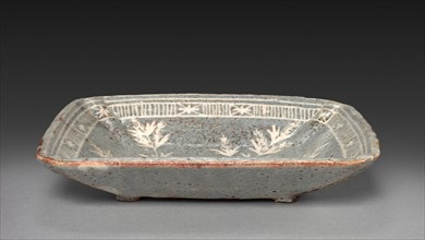 Dish with Grasses and Rocks, late 1500s-early 1600s. Creator: Unknown.