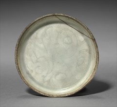 Dish with Incised Scroll Design, 900s-1100s. Creator: Unknown.