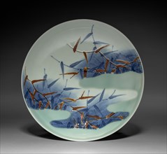 Dish with Reeds and Mist, c. 1700. Creator: Unknown.