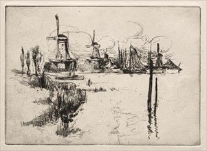 Dordrecht. Creator: John Henry Twachtman (American, 1853-1902).