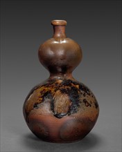 Double Gourd Jar with Wooden Stopple, 18th-19th century. Creator: Unknown.