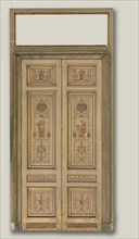 Double-Leaf Doors, 1790s. Creator: Pierre Rousseau (French, 1751-1829).