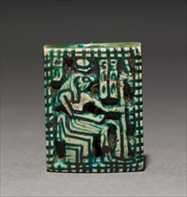 Double-Sided Plaque Amulet, 1069-715 BC. Creator: Unknown.