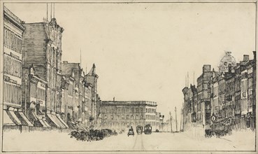 Downtown, Cleveland. Creator: Otto H. Bacher (American, 1856-1909).