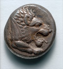 Drachm: Lion (obverse), 550-500 BC. Creator: Unknown.