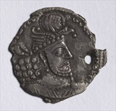 Drachma: Head of Hormizd II (obverse), 303-310. Creator: Unknown.