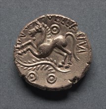 Dubnovellaunus Stater (obverse), c. 1-10 A.D.. Creator: Unknown.