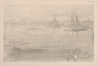 Early Morning: The Thames at Battersea, 1878. Creator: James McNeill Whistler (American, 1834-1903).