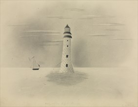 Eddystone Lighthouse, 1840. Creator: Mary Altha Nims (American, 1817-1907).