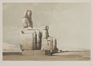 Egypt and Nubia, Volume I: Thebes, 1846. Creator: Louis Haghe (British, 1806-1885); F.G.Moon, 20 Threadneedle Street, London.