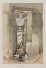 Egypt and Nubia, Volume II: Karnak, 1847. Creator: Louis Haghe (British, 1806-1885); F.G.Moon, 20 Threadneedle Street, London.