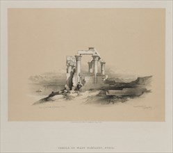 Egypt and Nubia, Volume II: Ruins of the Temple of Kardeseh, Nubia, 1848. Creator: Louis Haghe (British, 1806-1885); F.G.Moon, 20 Threadneedle Street, London.