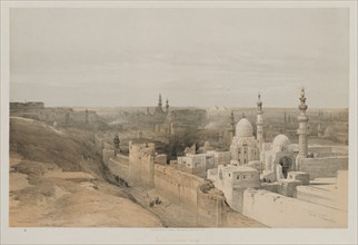 Egypt and Nubia, Volume III: Cairo, Looking West, 1848. Creator: Louis Haghe (British, 1806-1885); F.G.Moon, 20 Threadneedle Street, London.