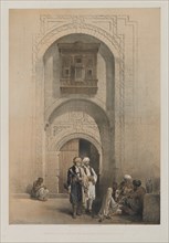 Egypt and Nubia, Volume III: Modern Mansion, showing the Arabesque Architecture of Cairo, 1849. Creator: Louis Haghe (British, 1806-1885); F.G.Moon, 20 Threadneedle Street, London.