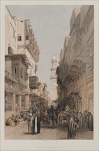 Egypt and Nubia, Volume III: Mosque el Mooristan, Cairo, 1849. Creator: Louis Haghe (British, 1806-1885); F.G.Moon, 20 Threadneedle Street, London.