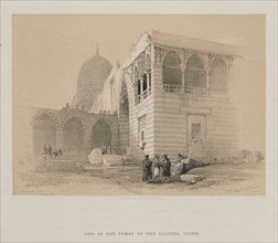 Egypt and Nubia, Volume III: One of the Tombs of the Khalifs, Cairo, 1848. Creator: Louis Haghe (British, 1806-1885); F.G.Moon, 20 Threadneedle Street, London.