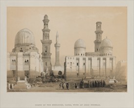Egypt and Nubia, Volume III: Tomb of the Memlooks, Cairo, 1849. Creator: Louis Haghe (British, 1806-1885); F.G.Moon, 20 Threadneedle Street, London.