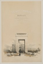 Egypt and Nubia: Frontispiece Volume V, 1849. Creator: Louis Haghe (British, 1806-1885); F.G.Moon, 20 Threadneedle Street, London.