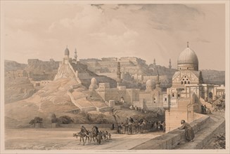 Egypt and Nubia: Volume III - No. 34, The Citadel of Cairo, Residence of Mehemet Ali, 1838. Creator: Louis Haghe (British, 1806-1885).