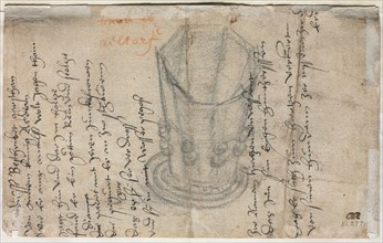 Eight-Sided Cup (verso), 1513. Creator: Wolfgang Huber (Austrian, 1490-1553).