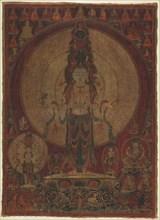 Eleven-Headed, Thousand-Armed Bodhisattva of Compassion (Avalokiteshvara), c. 1500. Creator: Unknown.