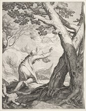 Elisha and Elijah's Chariot of Fire, 1604. Creator: Jan Saenredam (Dutch, 1565-1607); Jan Saenredam (Dutch, 1565-1607).