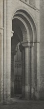 Ely Cathedral, Nave, Southwest Corner, c. 1899. Creator: Frederick H. Evans (British, 1853-1943).