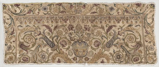 Embroidered Panel or Altar Front, 1600s. Creator: Unknown.