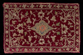 Embroidered Panel, 1700s. Creator: Unknown.