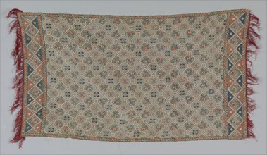 Embroidered Shawl (?), 18th-19th century. Creator: Unknown.