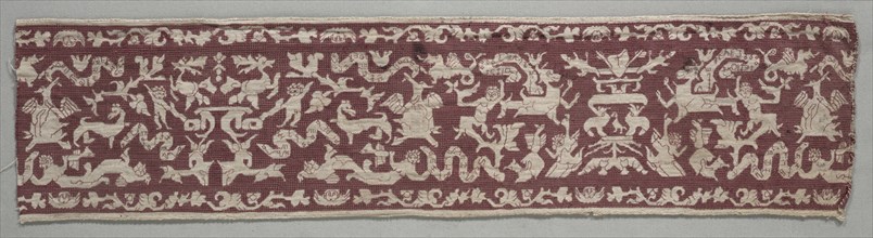 Embroidered Strip, 1500s. Creator: Unknown.