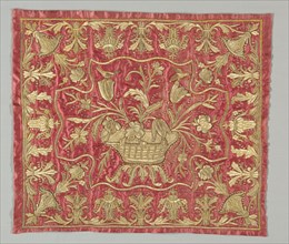 Embroidered Textile, 18th-19th century. Creator: Unknown.
