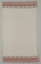 Embroidered Towel (Peshkir), 19th century. Creator: Unknown.