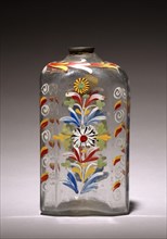 Enameled Bottle, 1700s. Creator: Unknown.