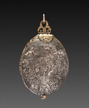 Engraved Egg Watch, 1590-1600. Creator: Denis Martinot (French); Theodor de Bry (Flemish, 1528-1598), attributed to.