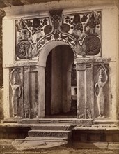 Entrance to the Nata Dewale Grounds, Kandy, c. 1880. Creator: Scowen & Co. (British, active Ceylon, 1876-1895).
