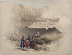 Entrance to the Tombs of the Kings, Jerusalem, 1839. Creator: David Roberts (British, 1796-1864).