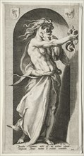 Envy, 1593. Creator: Jacob Matham (Dutch, 1571-1631).