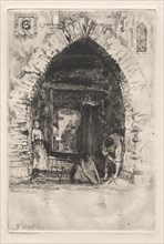 Etchings of Venice: Laundry, 1881. Creator: Otto H. Bacher (American, 1856-1909).