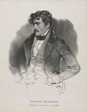 Eugène Delacroix. Creator: Jean Francois Gigoux (French, 1806-1894).