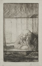 Evening at the Window. Creator: Alphonse Legros (French, 1837-1911).