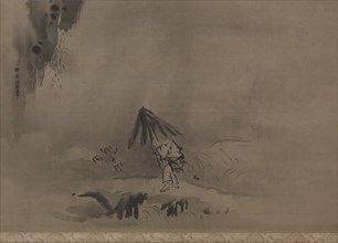 Evening Shower, 17th century. Creator: Kano Tan?y? (Japanese, 1602-1674).