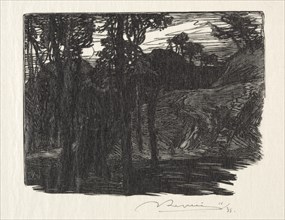 Evening. Creator: Auguste Louis Lepère (French, 1849-1918).