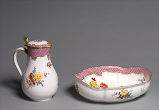 Ewer and Basin, c. 1765. Creator: Meissen Porcelain Factory (German).
