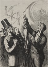 Exposition universelle: dans dix minutes vour aurez une gibelotte et un chapeau. Creator: Honoré Daumier (French, 1808-1879).