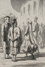 Exposition universelle: quels sont les plus chinois?. Creator: Honoré Daumier (French, 1808-1879).