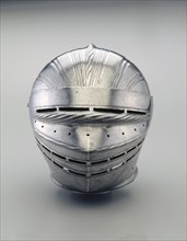 Field Armor in Maximilian Style: Helmet, c. 1510-1515. Creator: Unknown.