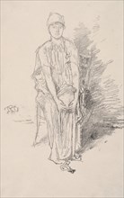 Figure Study, 1890. Creator: James McNeill Whistler (American, 1834-1903).